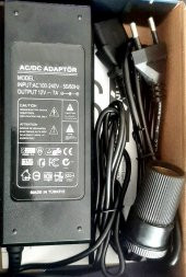 Çakmak Adaptörü Araç Çakmaklık Çevirici Oto buzdolabı Ev Tipi Çevirici Adaptör 84W/7A/12Volt - 4