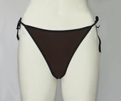 ASM1171 Kadın Kahve Yan Bağcıklı Hislerim String - 3