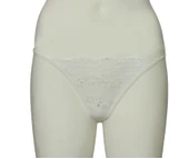 ASM1176 Kadın Ekru Dantel İlk Aşkım String - 1