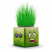 19lu Karışık 3 Tarafı Emojili Figürlü Küp Çim Adamlar Okul Ve Okul Öncesi Hediyelik Çim Adam - 2