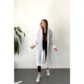 Eleven Market Kadın Erkek Yağmurluk Kapüşonlu Çıtçıtlı Eva Siyah Yağmurluk M21MRC881R03 - 4