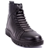 Hammer Jack 10217945 Siyah Ortopedik Günlük Erkek Deri Bot - 1