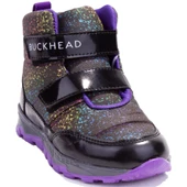 Buckhead 4183 Siyah Mor Snowshell Ortopedik Günlük Kız Çocuk Bot - 1