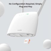 TENDA 4G07 AC1200 Dual-band Wi-Fi 4G LTE Router - 2
