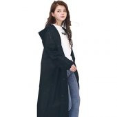 Eleven Market Raıncoat Eva Unisex Siyah Yağmurluk - 1