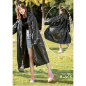 Eleven Market Raıncoat Eva Unisex Siyah Yağmurluk - 4