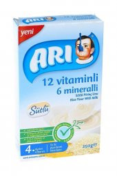Arı Mama 12 Vitaminli 6 Mineralli Sütlü Pirinçli Kaşık Maması 250 gr - 2