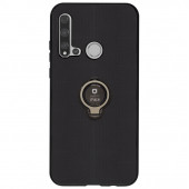 İFACE Huawei P20 Lite 2019 6.4 inc Yüzüklü Silikon Telefon Kılıfı - 1