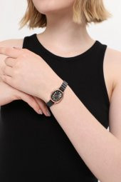 Lilith Roma Rakam Siyah Kadran Rose Kasa Kadın Kol Saati thumbnail 2