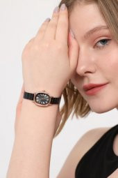 Lilith Roma Rakam Siyah Kadran Rose Kasa Kadın Kol Saati thumbnail 3