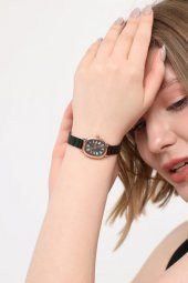 Lilith Roma Rakam Siyah Kadran Rose Kasa Kadın Kol Saati thumbnail 5