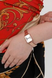 Asteria Gümüş Kadran Rose Kordon Kadın Kol Saati thumbnail 2