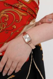 Asteria Gümüş Kadran Rose Kordon Kadın Kol Saati thumbnail 3