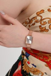 Asteria Gümüş Kadran Rose Kordon Kadın Kol Saati thumbnail 5