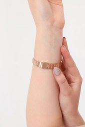 Asteria Gümüş Kadran Rose Kordon Kadın Kol Saati thumbnail 9