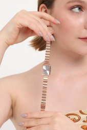 Asteria Gümüş Kadran Rose Kordon Kadın Kol Saati thumbnail 10