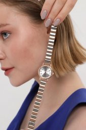 Demeter Gümüş Kadran Rose-Gümüş Kordon Kadın Kol Saati thumbnail 1