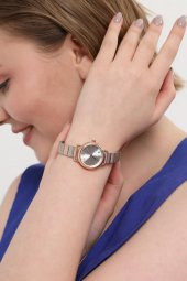 Demeter Gümüş Kadran Rose-Gümüş Kordon Kadın Kol Saati thumbnail 5