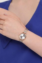 Demeter Gümüş Kadran Rose-Gümüş Kordon Kadın Kol Saati thumbnail 6