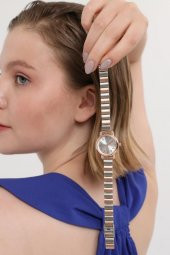 Demeter Gümüş Kadran Rose-Gümüş Kordon Kadın Kol Saati thumbnail 8