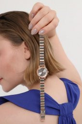 Demeter Gümüş Kadran Rose-Gümüş Kordon Kadın Kol Saati thumbnail 9