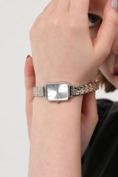 Luna Gümüş Kadran Gold Gümüş Kordon Kadın Kol Saati - 3