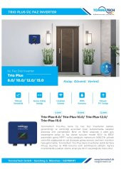 TommaTech Trio Plus 10.0kW Üç Faz İnverter - 2