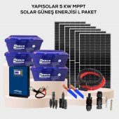 Yapısolar 5 Kw Mppt Solar Güneş Enerjisi L Paket - 1