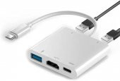 Technow Airsky HC-04D Type-c USB-C to 5 in 1 Adaptör Çevirici - 1
