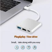 Technow Airsky HC-04D Type-c USB-C to 5 in 1 Adaptör Çevirici - 5