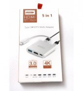 Technow Airsky HC-04D Type-c USB-C to 5 in 1 Adaptör Çevirici - 7