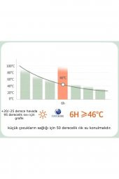 Çocuk Boyun Askılı 1000 Ml Pipetli Paslanmaz Çelik Termos - 6