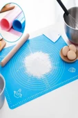 Hamur Matı Açma Silikon Hamur Açma Silikon Pasta Fırın Hamur Matı Alt Açma Renkli Orta Boy 40X50 cm - 2