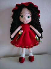 Şapkalı Şirin Şeker Bebek Amigurumi Organik Oyuncak - 1