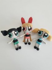 Powerpuff Girls Amigurumi Organik Oyuncak - 1