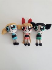 Powerpuff Girls Amigurumi Organik Oyuncak - 2