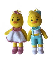 Tonton Civcivler Amigurumi Organik Oyuncak - 1