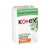 Kotex Natural Hijyenik Ped Pamuk Hipoalerjenik Normal 20Li - 1