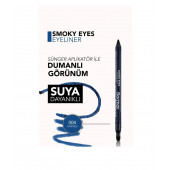 Flormar Smoky Eyes Waterproof Eyeliner 004 Royal Blue - 5