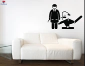 Duvar Dekoratif Çıkartma Diş Hekimi Tıbbi Sağlık Hastane İşler Kariyer Eşsiz Hediyelik - 1