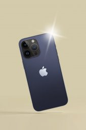 Lacivert iPhone 14 Pro Max Kaplama Arka Ve Yan Full Kaplayan Koruyucu Body Hydrogel Kaplama - 1