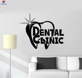 Dekoratif Duvar Sticker Diş Kliniği Diş Sağlıklı Diş Hekimliği Stomatoloji Çıkartmaları - 1