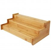 Rossel Premium 3 Katlı Bambu Stand C-11 MİEN-428 - 2