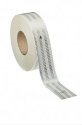 3M 983-73 Beyaz Reflektif Şerit Bant 55 mm x 50 mt - 1