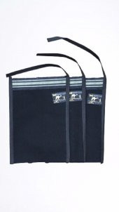 Bora Kadir Güler Siyah Kalın Krep Kese 12 Adet - 1