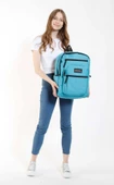 Kaukko Full Pocket Okul ve Günlük Sırt Çantası - Turkuaz thumbnail 4