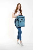 Kaukko Full Pocket Okul ve Günlük Sırt Çantası - Mavi - 4