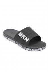Brn Erkek Kaydırmaz Terlik Unisex Gri Kaymaz Terlik - 1