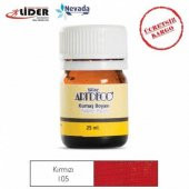 ARTDECO KUMAŞ BOYASI 25ML KIRMIZI 10 A - 105 Ücretsiz Kargo - 1