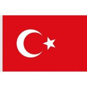 Türk Bayrağı 50x75cm Bez Bayrak BKT-104 Ücretsiz Kargo - 1